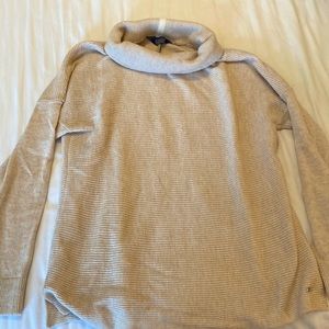 Joules cream relaxed turtle neck sweater